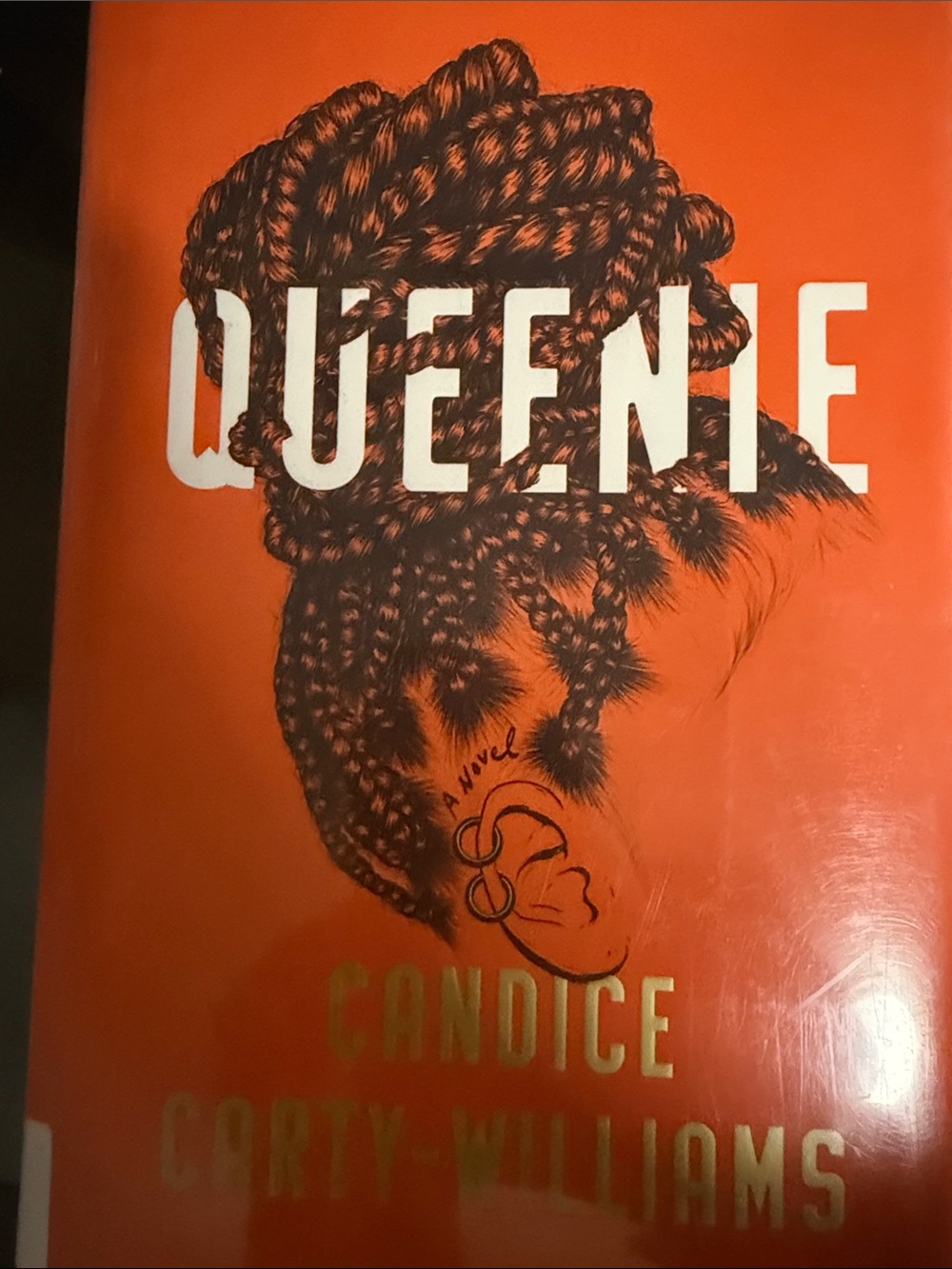 QUEENIE Decorative Coffee Table Book — Orange by Candice Carty-Williams